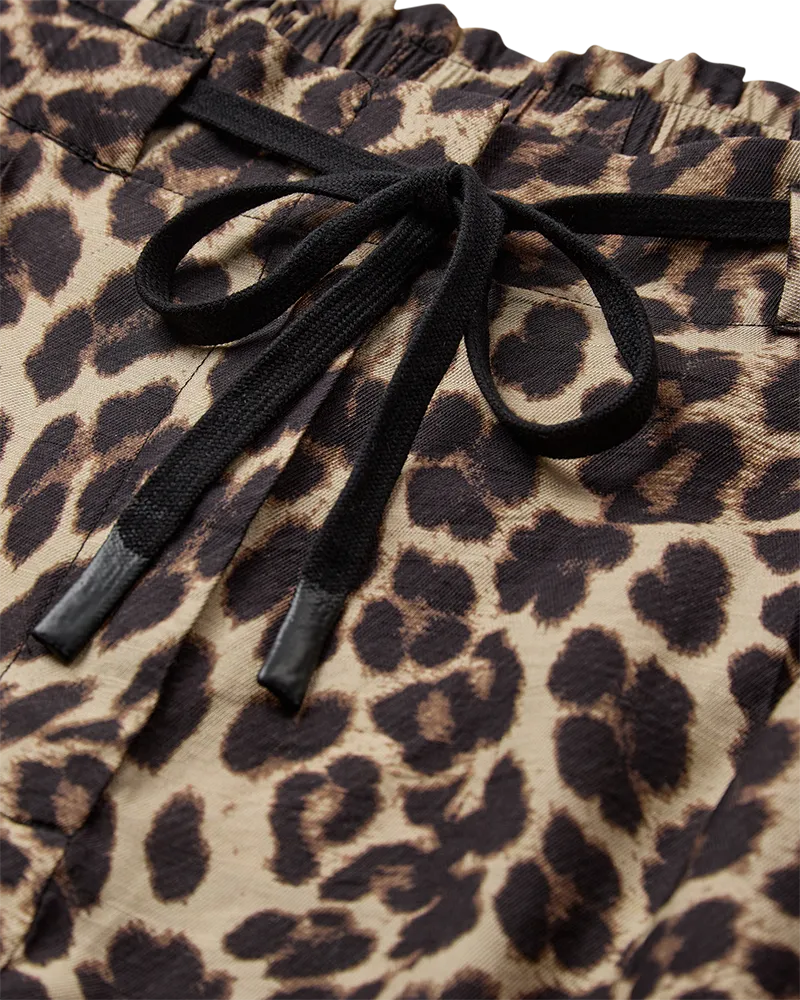 CMGABBY - SHORTS IN LEOPARD