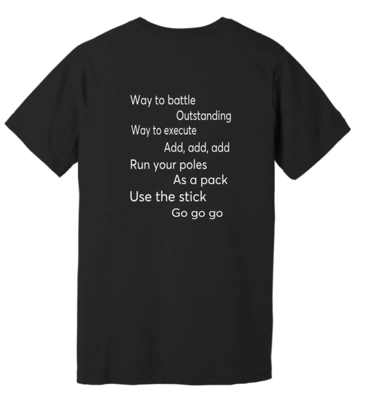 COACH SAYINGS FRONT AND BACK