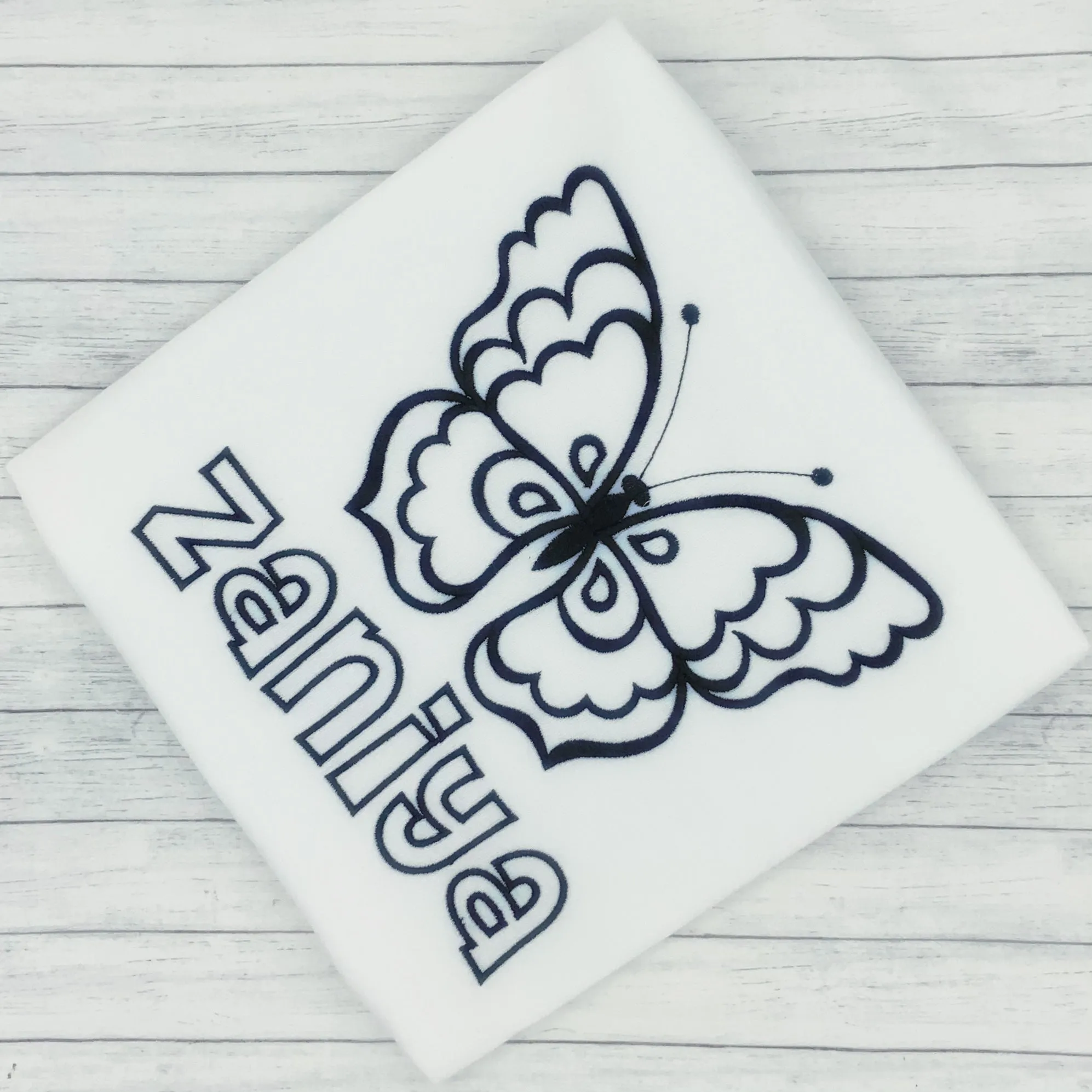 Color Me Embroidery - Butterfly - Washable Markers Included