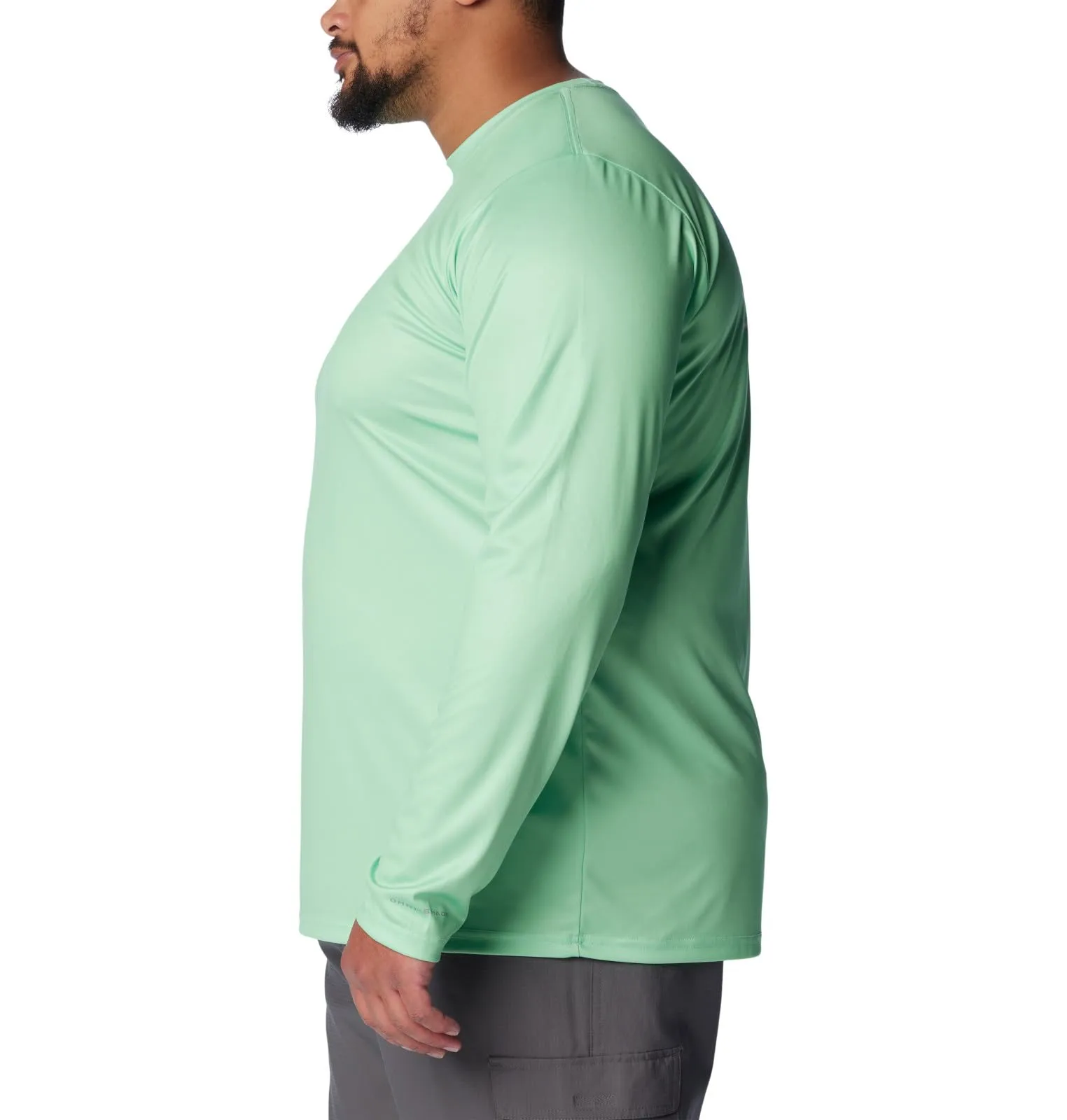 Columbia Men's Terminal Tackle PFG Fish Flag Long Sleeve, Ocean Mint/Ocean Blue Offshore Slam, Large