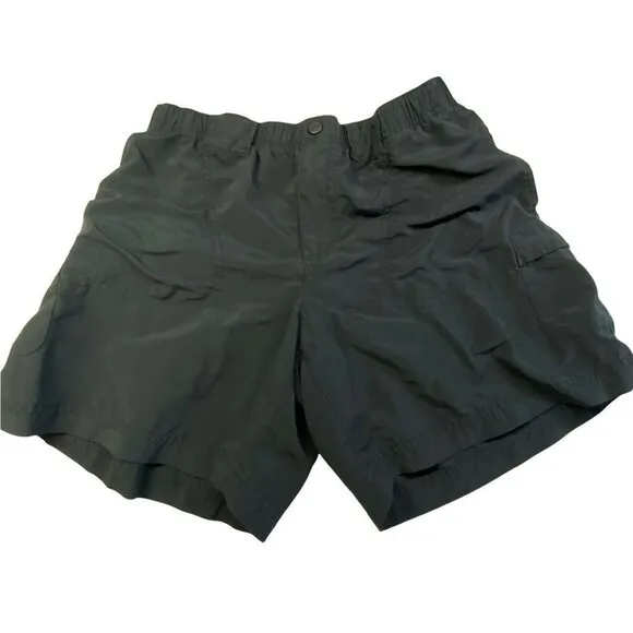 COLUMBIA Women's Shorts Elastic Waist Black S B48-22
