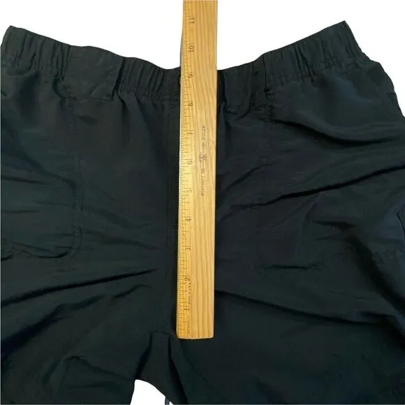 COLUMBIA Women's Shorts Elastic Waist Black S B48-22