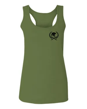 Come and Take Greek Molon Labe Spartan Workout American  women's Tank Top sleeveless Racerback