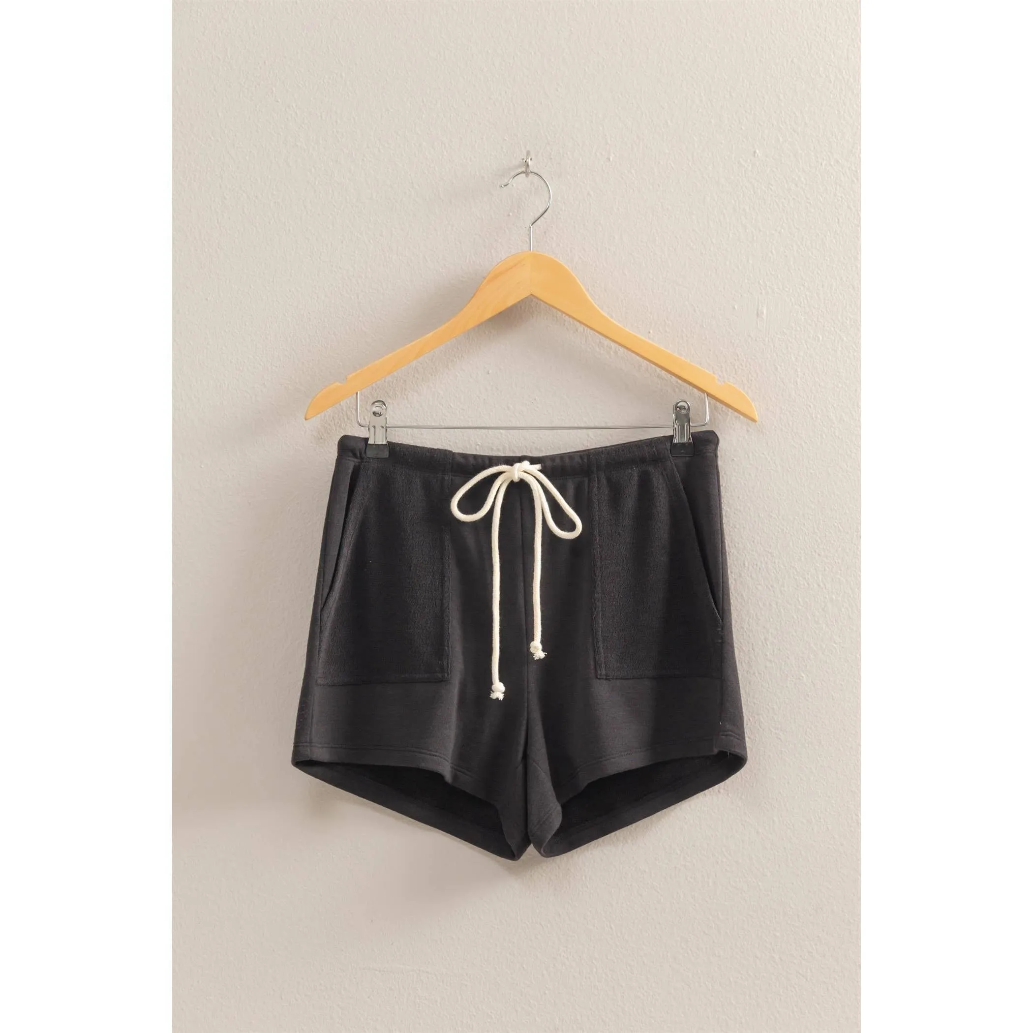 Comfy Mid-Waist Drawstring Shorts