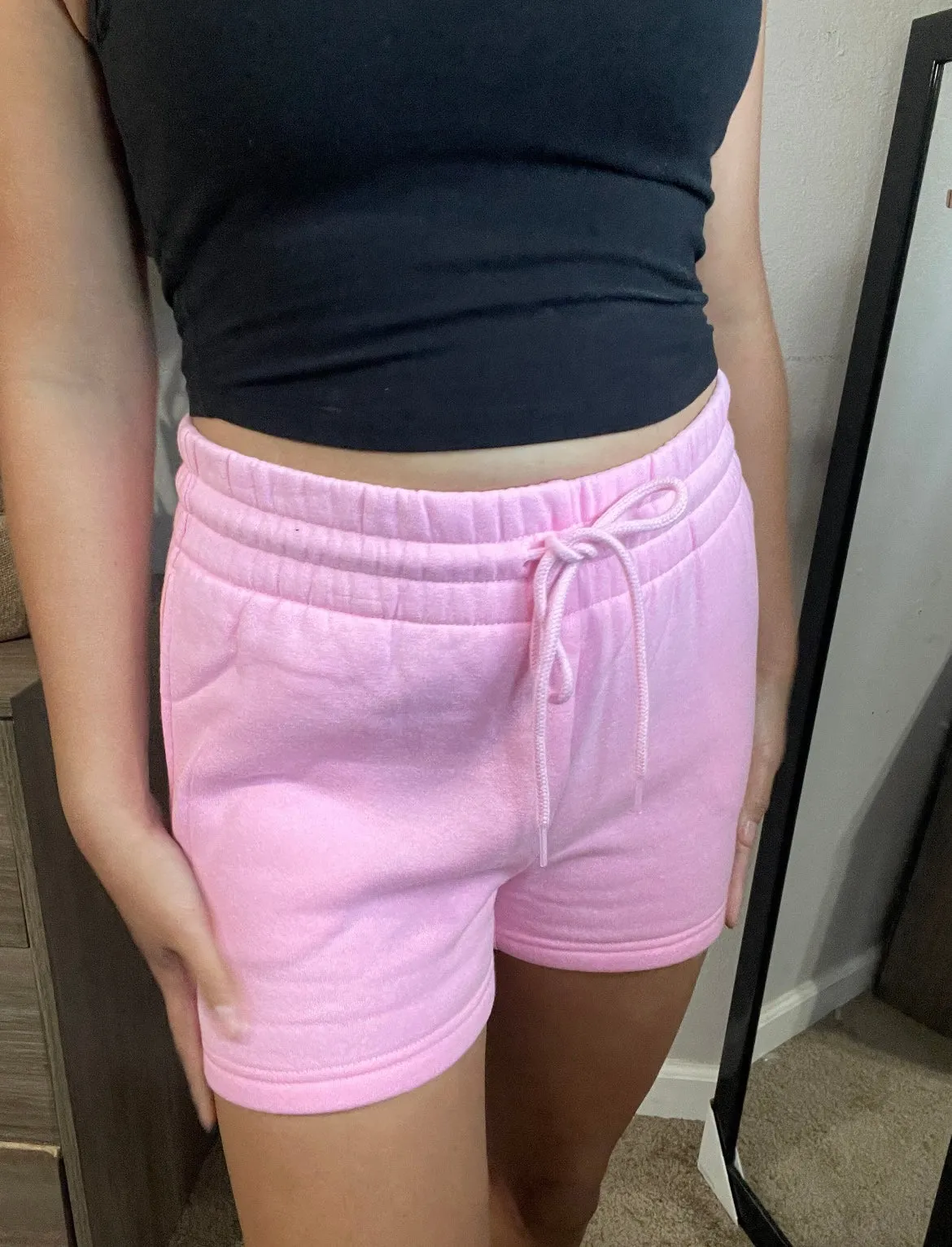 Comfy Spring Shorts - Pink
