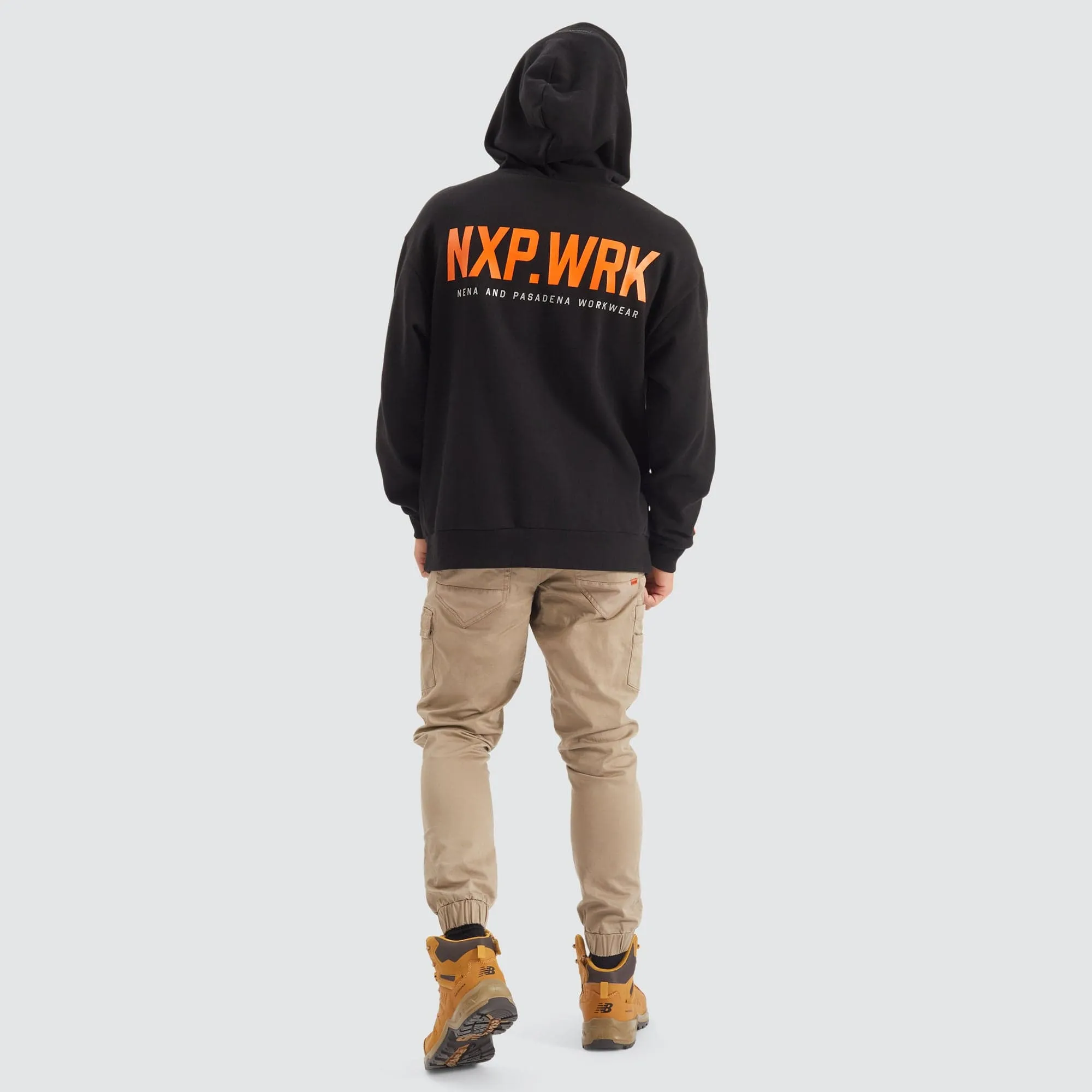 Concept Relaxed Fit Hoodie Solid Black
