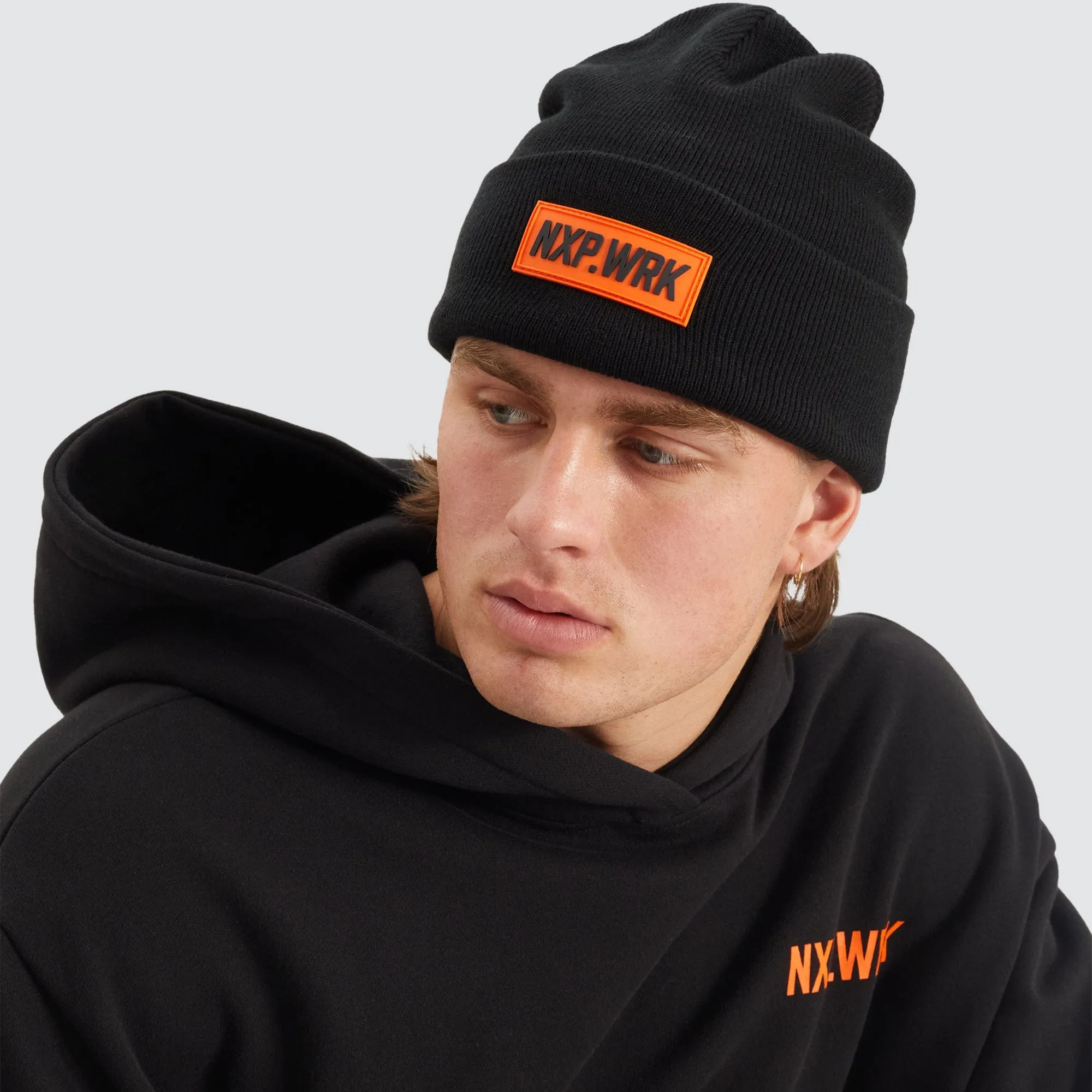 Concept Relaxed Fit Hoodie Solid Black