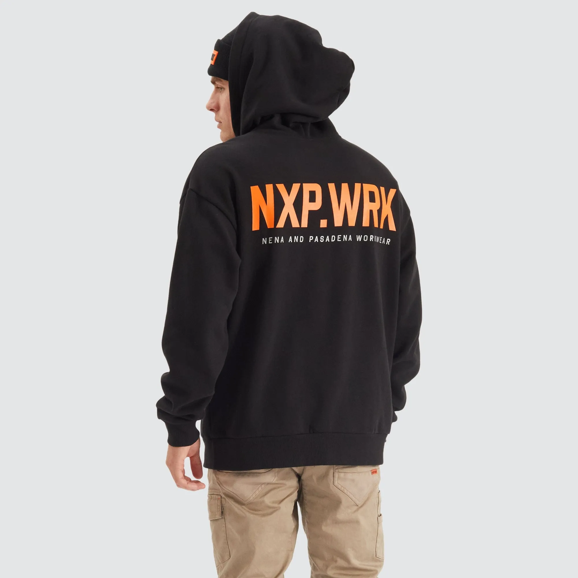 Concept Relaxed Fit Hoodie Solid Black