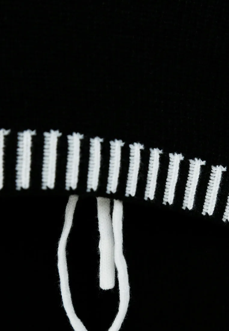 Contrast Stitch Detail Knit Sweater Jumper in By RAG