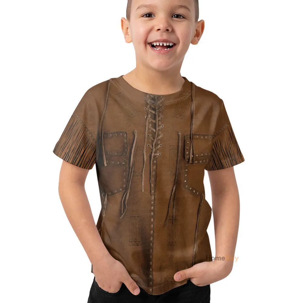 Cowboy Jacket No26 3D Deluxe Custom Cosplay Costume Kid Tshirt QT303078Hf