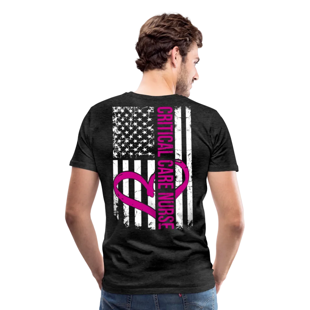 Critical Care Nurse Men's Premium T-Shirt (CK1837) 