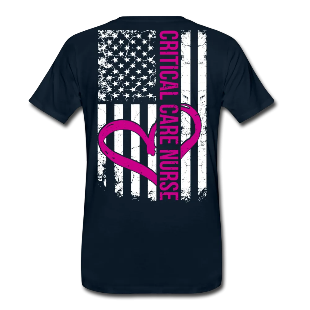 Critical Care Nurse Men's Premium T-Shirt (CK1837) 