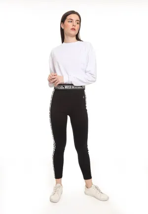 Crop Sweatshirt With Waistband
