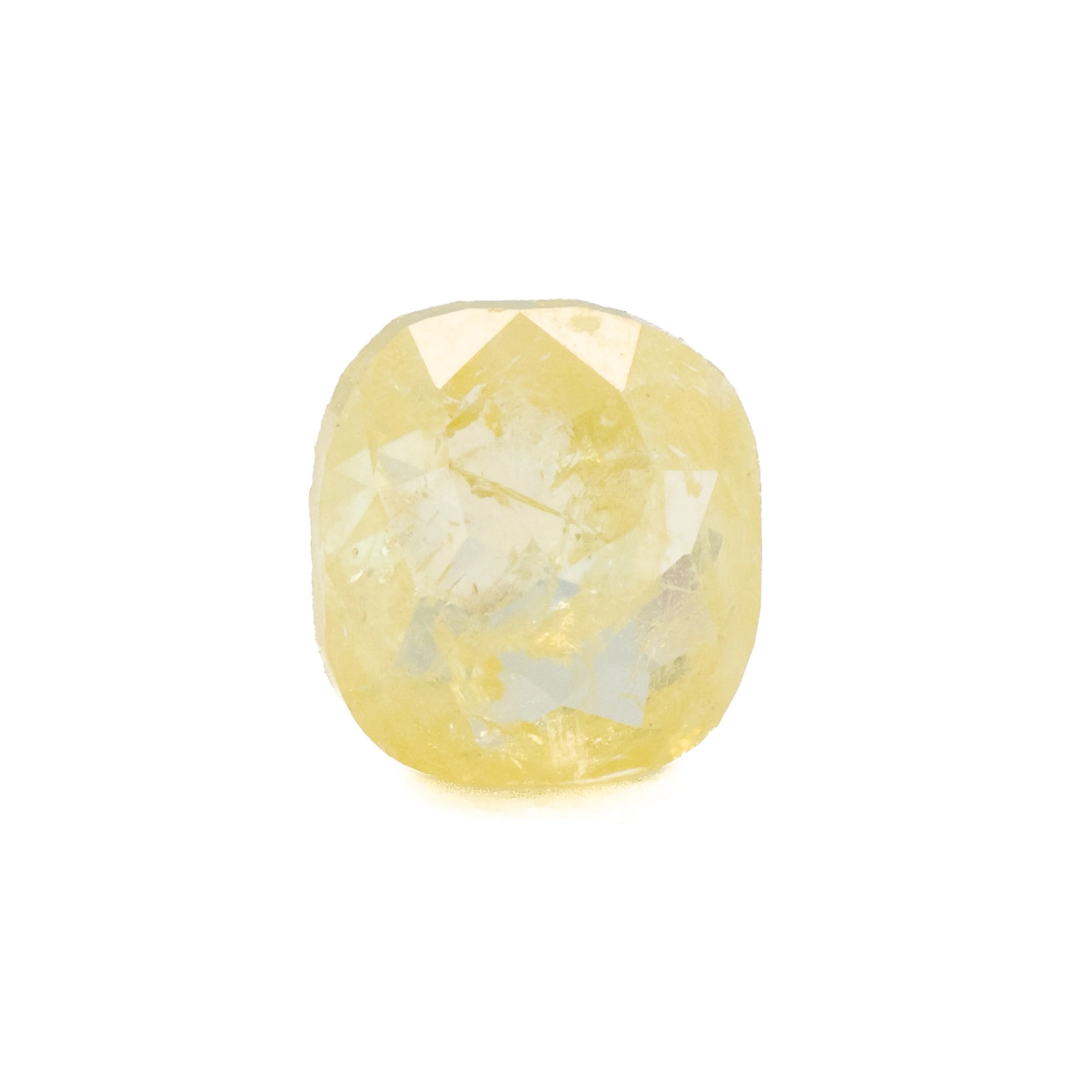 Cushion Rose Cut Rustic Yellow Diamond | 0.46ct