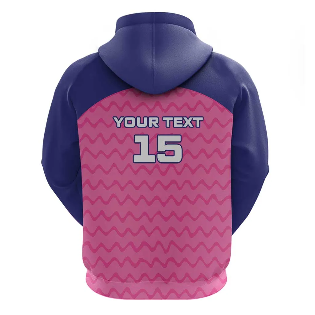 Custom Afro South Africa Cricket Zip Hoodie Go Paarl LT15