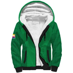 Custom Comoros Football Sherpa Hoodie Go Les Coelacantes LT15