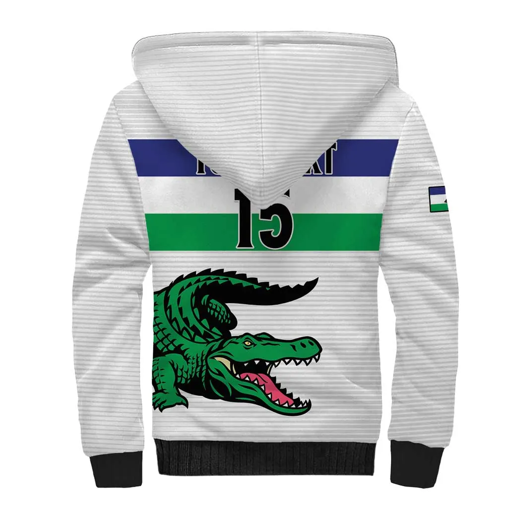 Custom Lesotho Football Sherpa Hoodie Go Likuena Go LT15