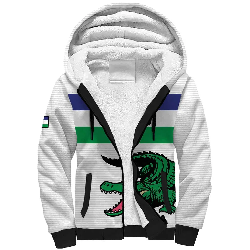 Custom Lesotho Football Sherpa Hoodie Go Likuena Go LT15
