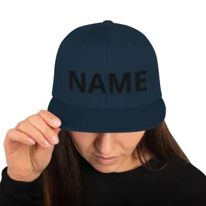 Custom Name Snapback Hat