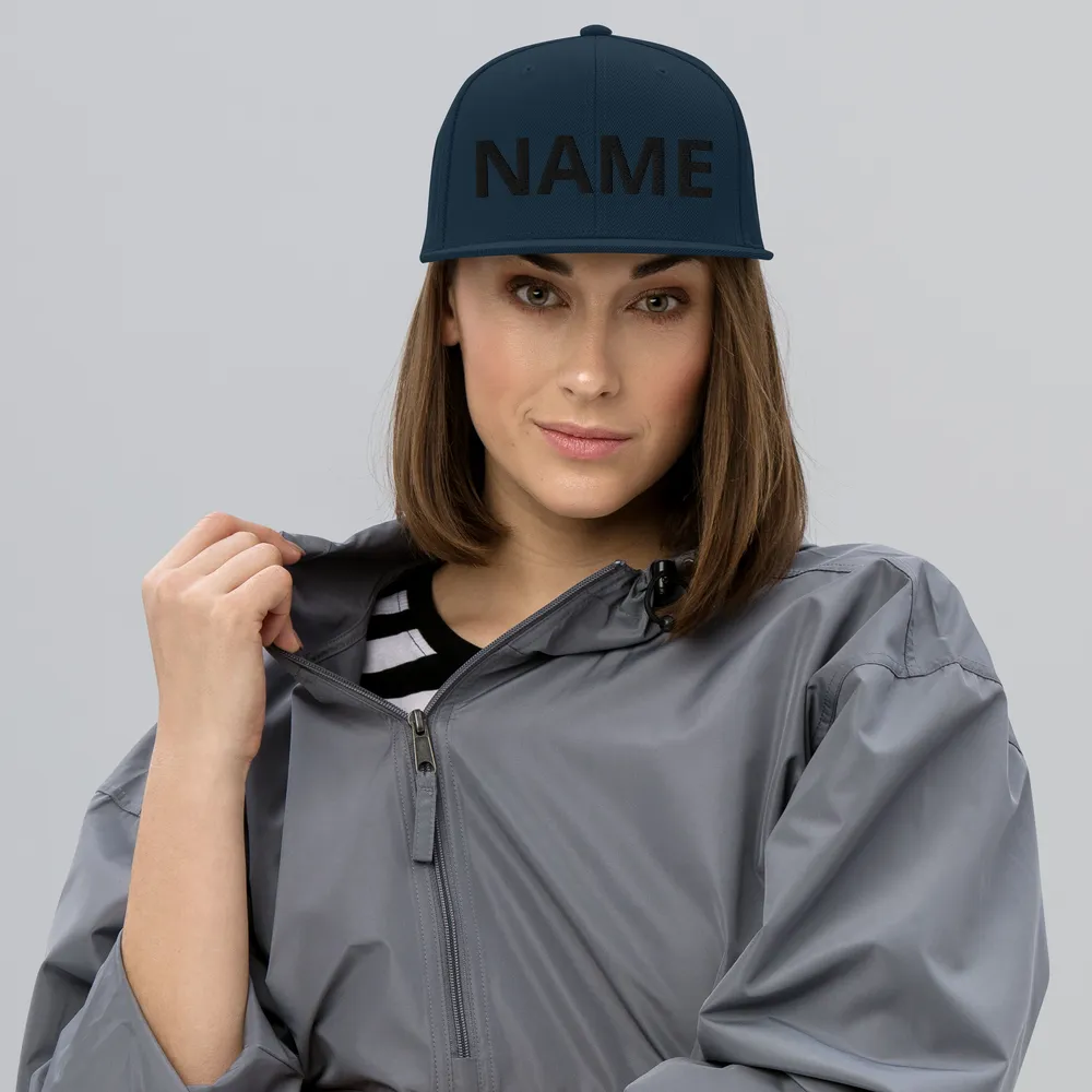 Custom Name Snapback Hat