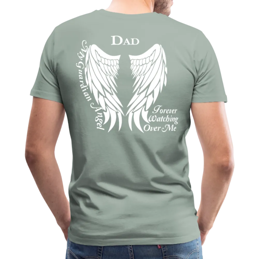 Dad Guardian Angel Men's Premium T-Shirt (CK1450)