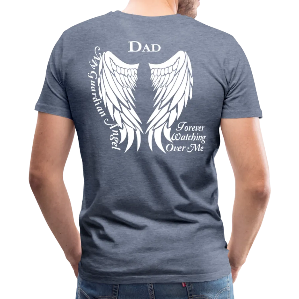 Dad Guardian Angel Men's Premium T-Shirt (CK1450)