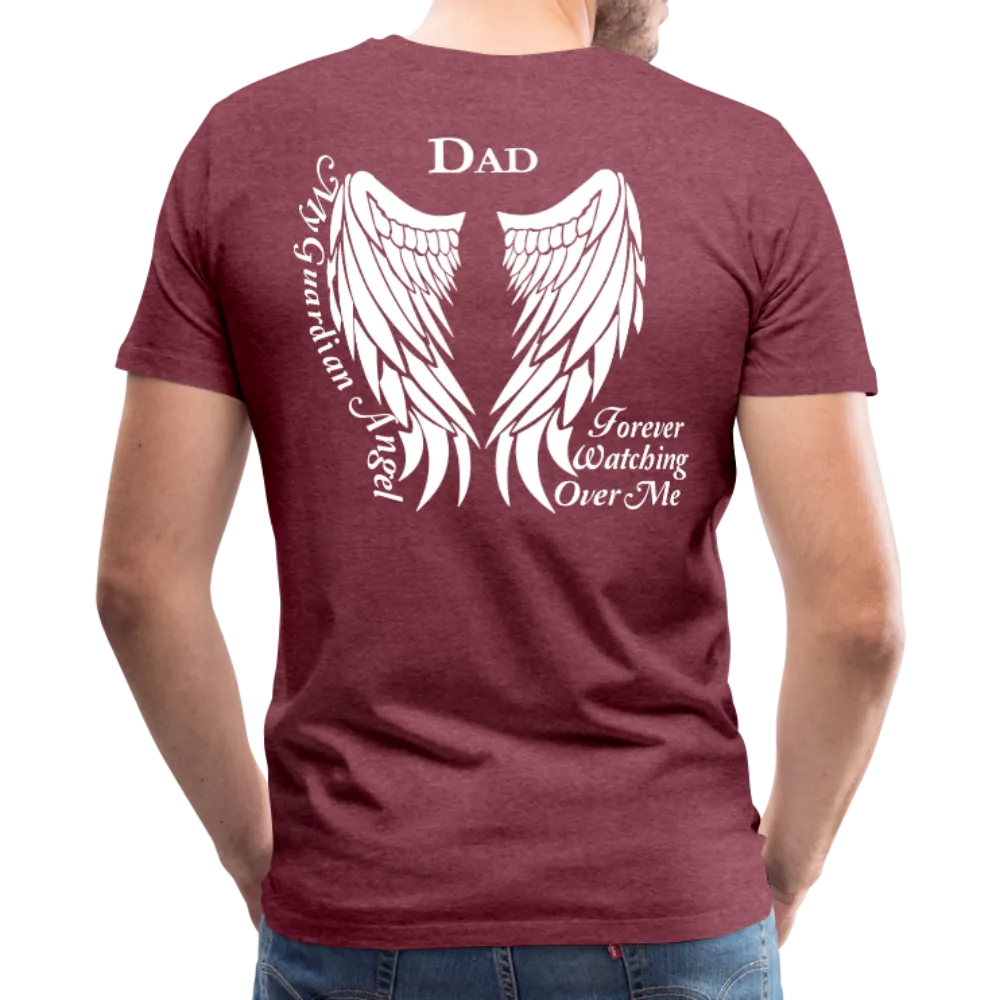Dad Guardian Angel Men's Premium T-Shirt (CK1450)