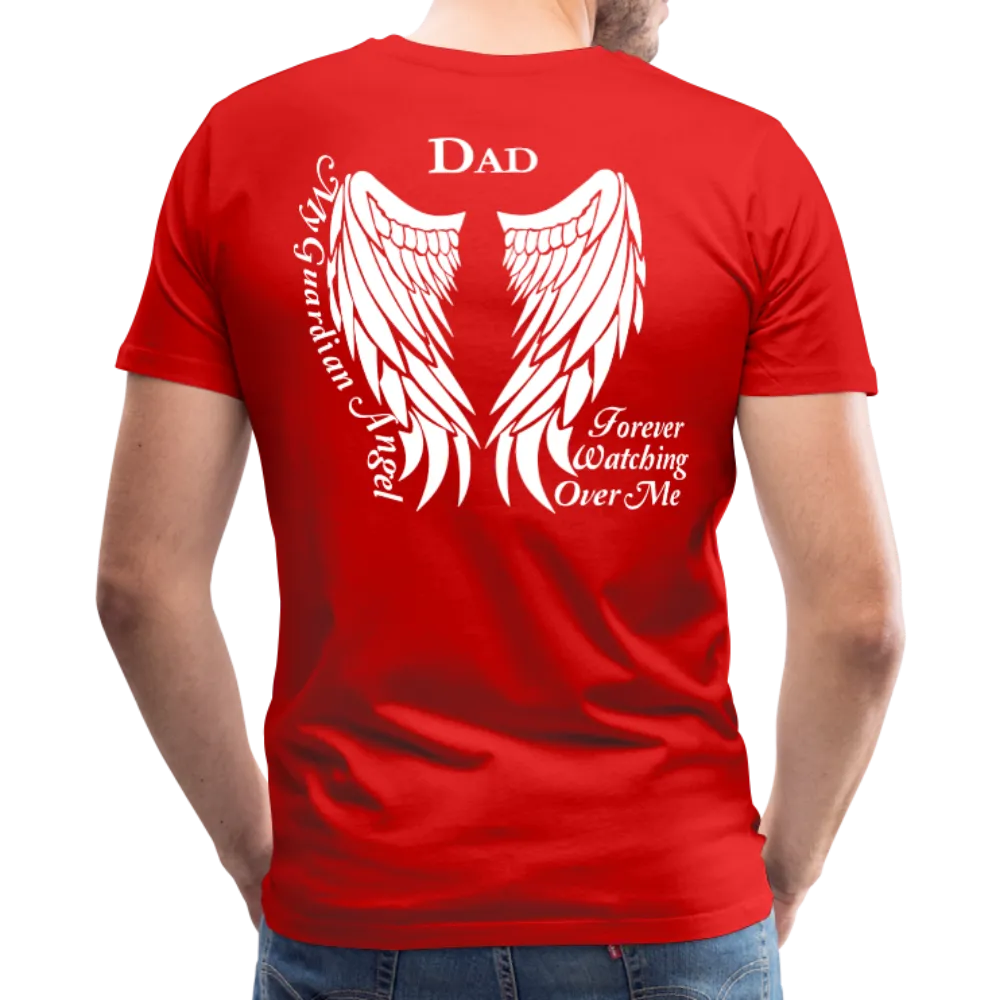 Dad Guardian Angel Men's Premium T-Shirt (CK1450)