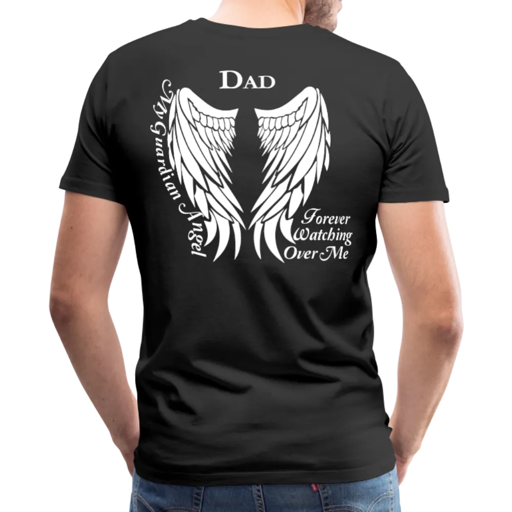 Dad Guardian Angel Men's Premium T-Shirt (CK1450)