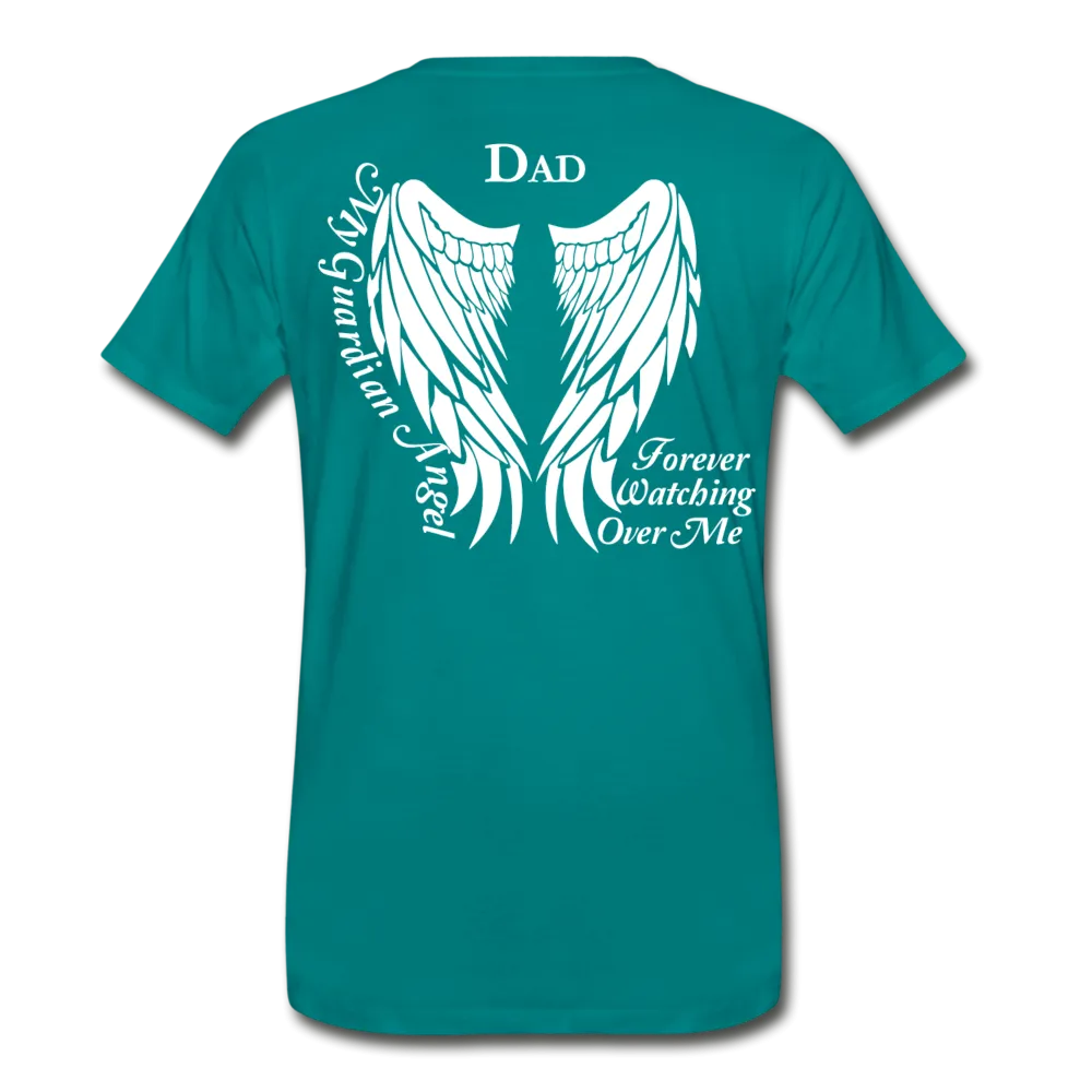 Dad Guardian Angel Men's Premium T-Shirt (CK1450)
