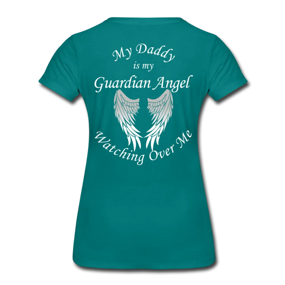 Daddy Guardian Angel Women’s Premium T-Shirt (CK1061W)