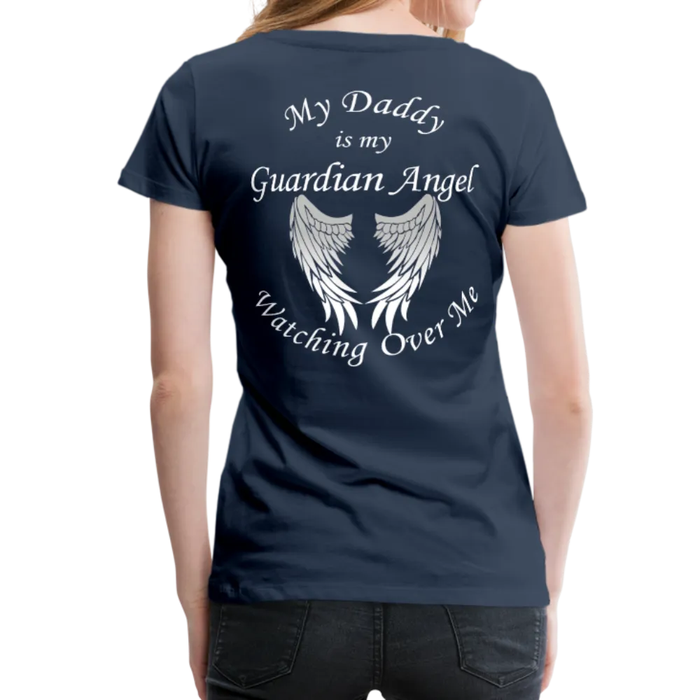 Daddy Guardian Angel Women’s Premium T-Shirt (CK1061W)