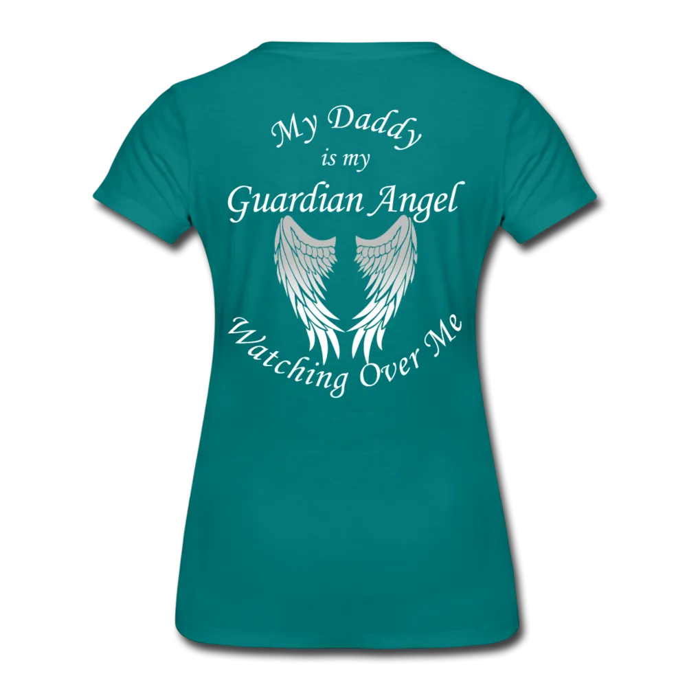 Daddy Guardian Angel Women’s Premium T-Shirt (CK1061W)