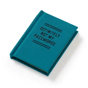 Definitely Not My Passwords: A Tiny Password Diary