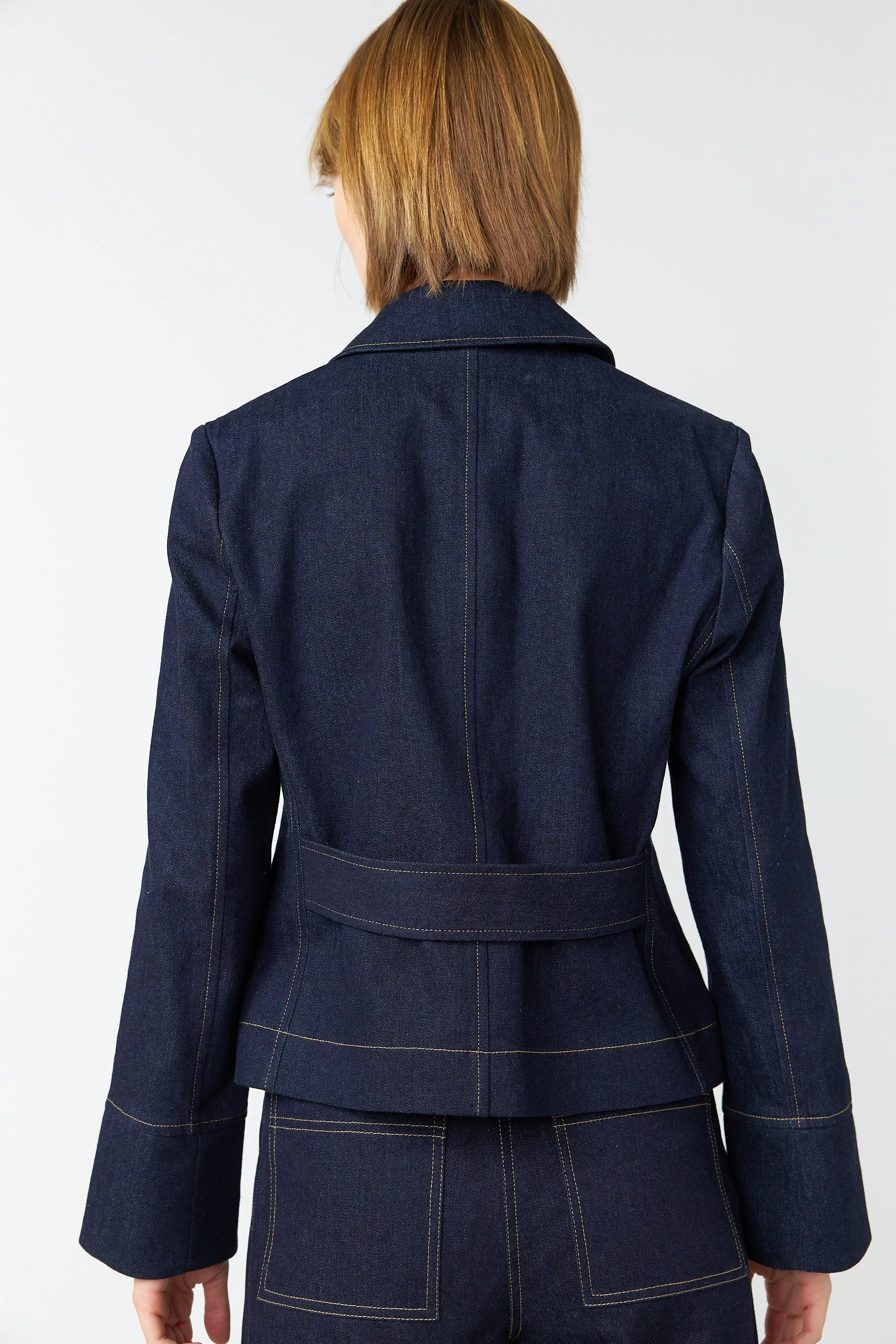Denim cadet jacket