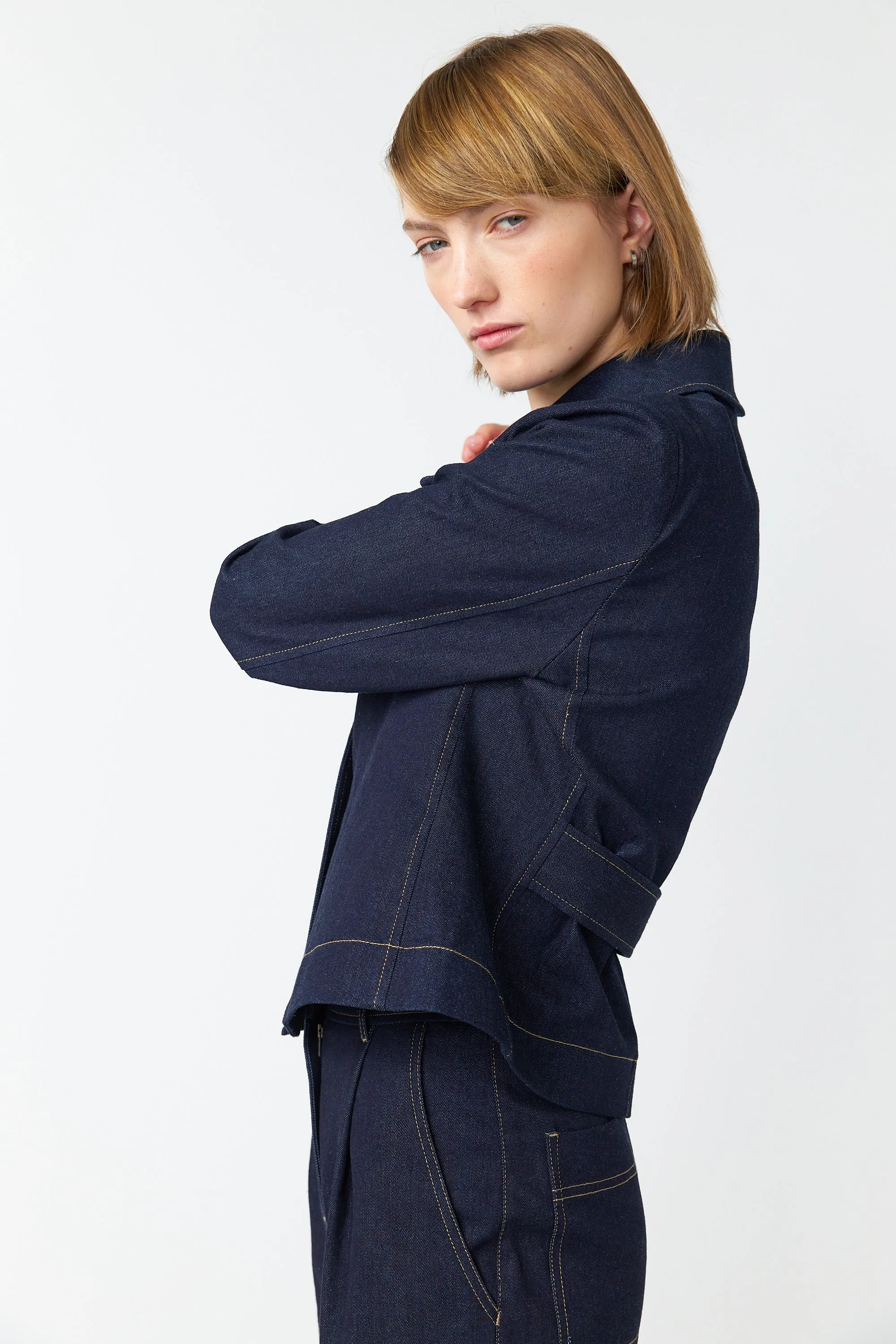 Denim cadet jacket