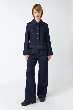 Denim cadet jacket