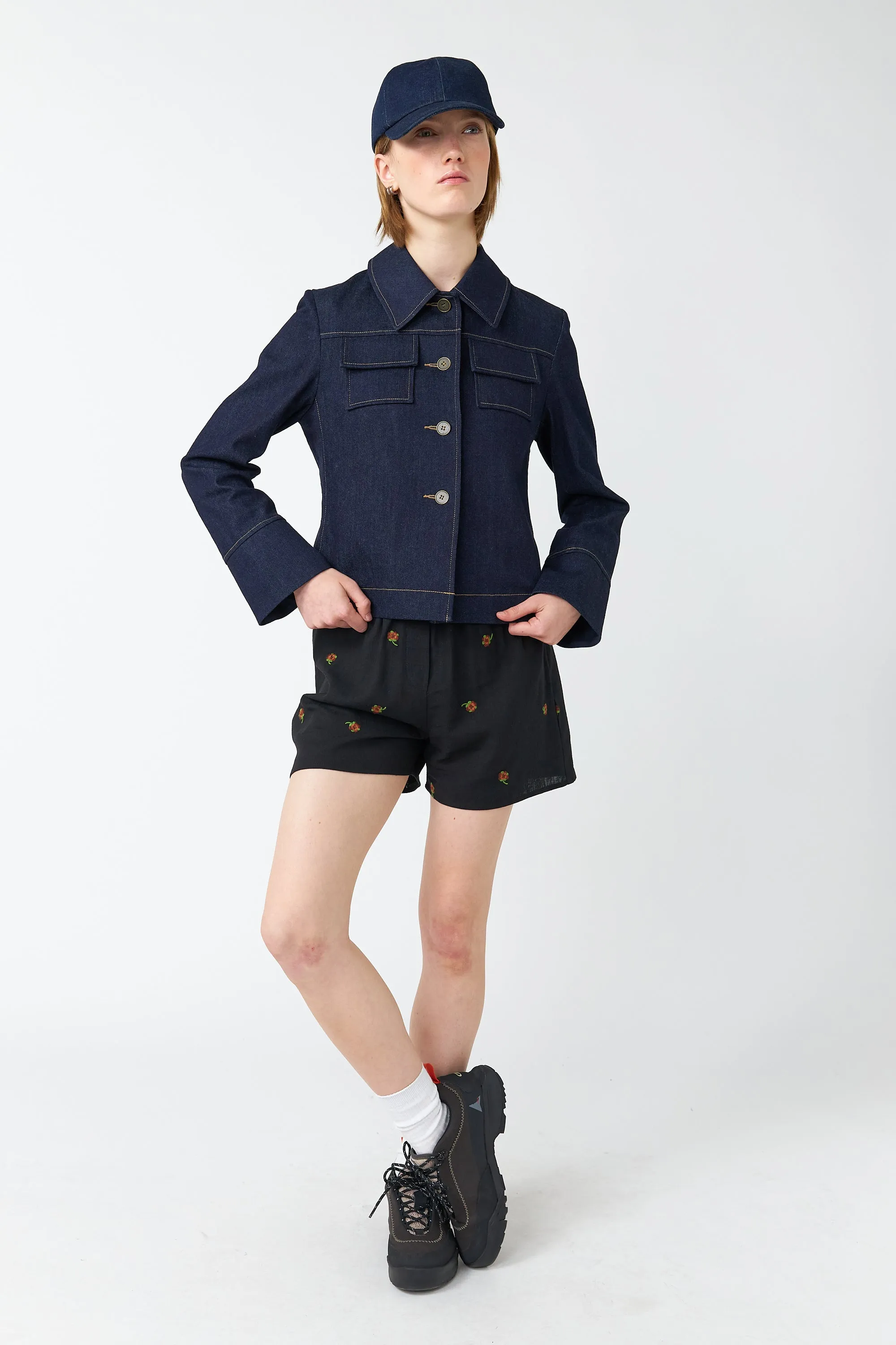 Denim cadet jacket