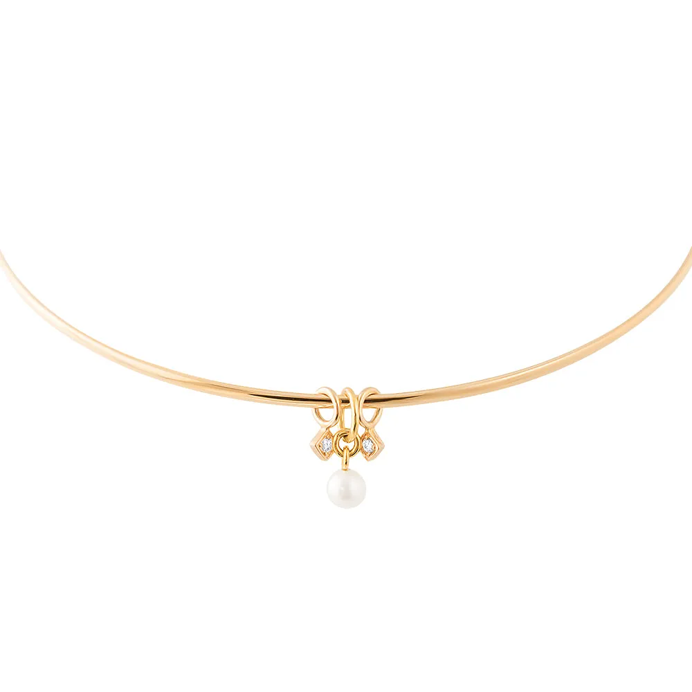 Diana Single Pearl Charm