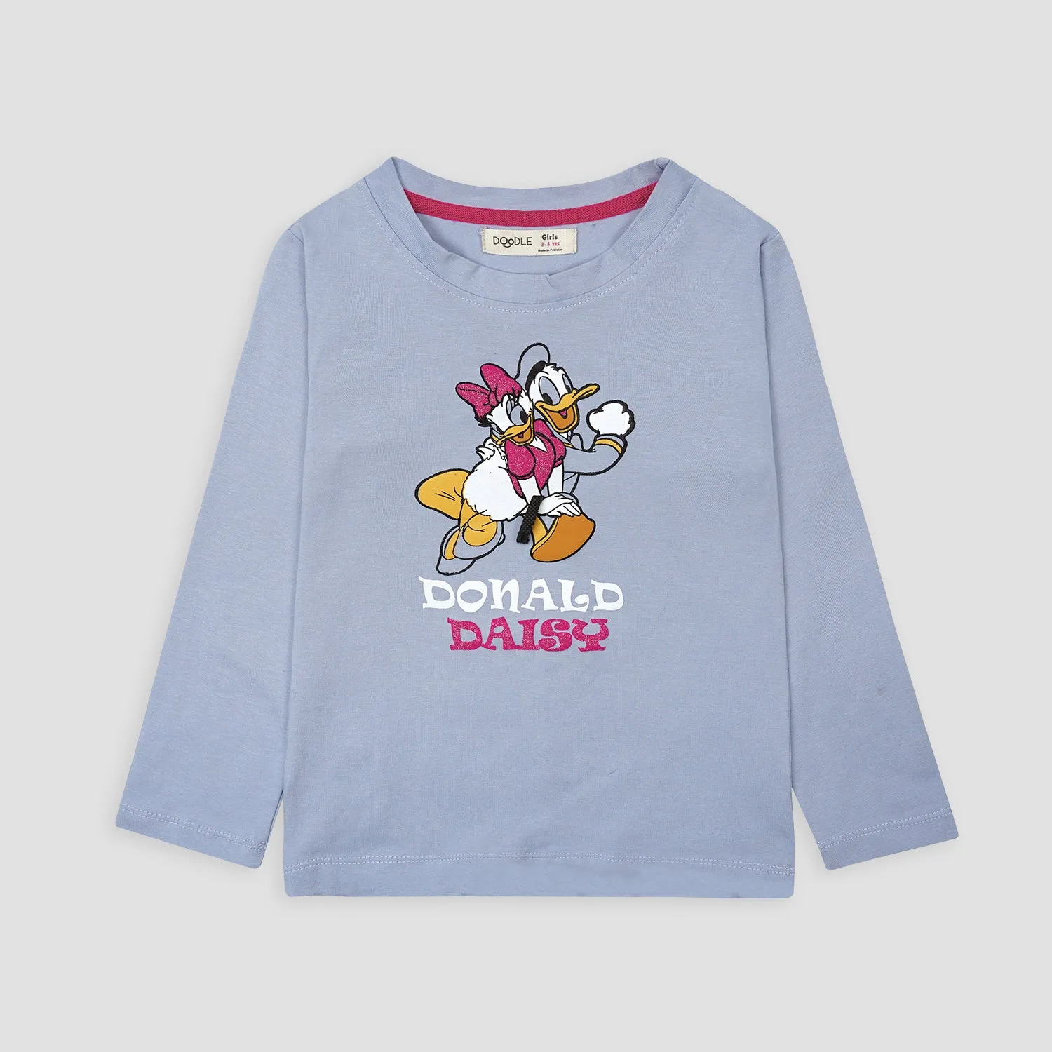 Donald and Daisy Duck Graphic Long Sleeve Top