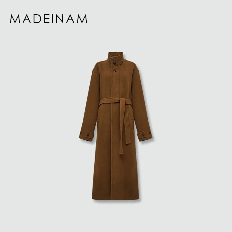 Double-Sided Wool Long Coat