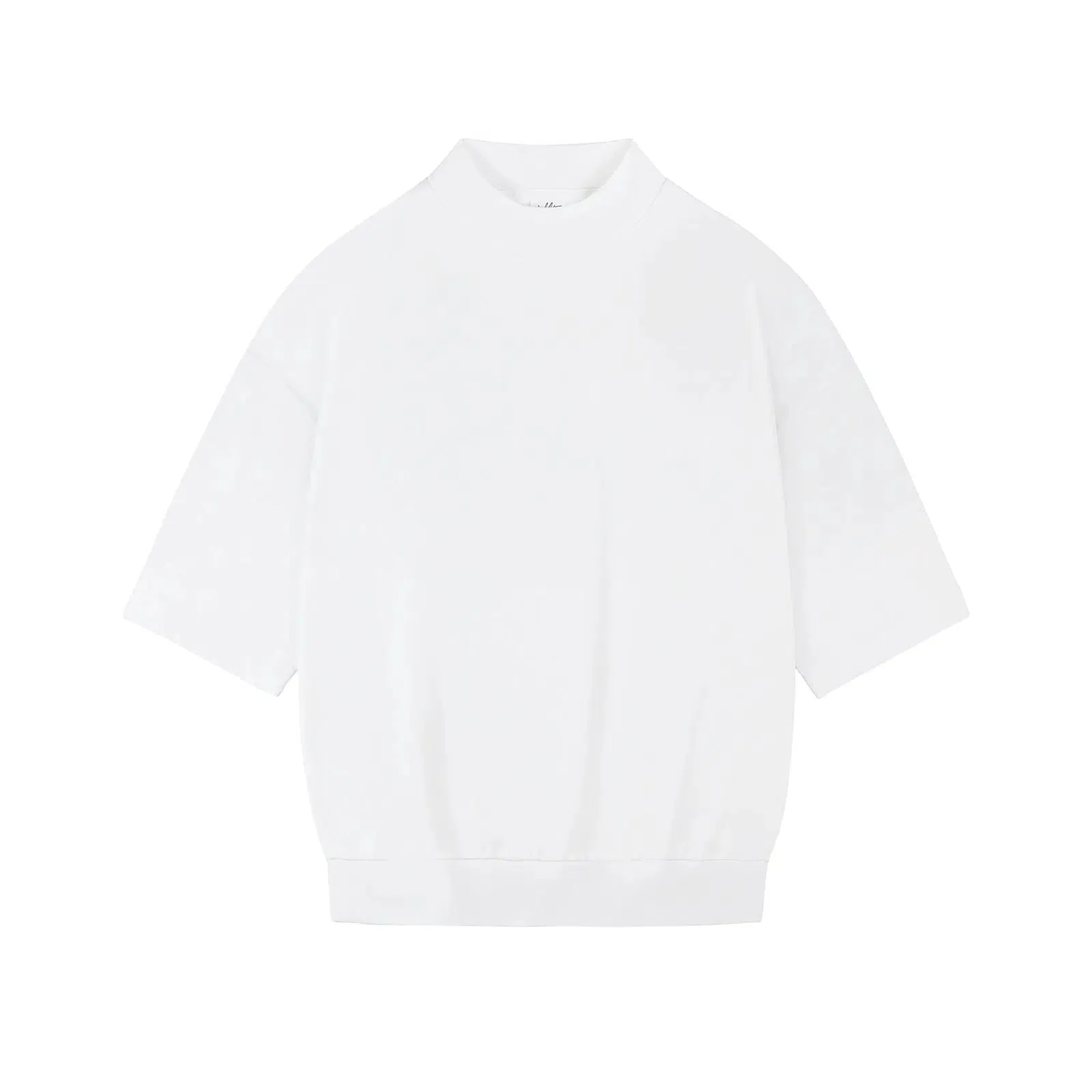 Drop Shoulder Half Turtleneck T-shirt