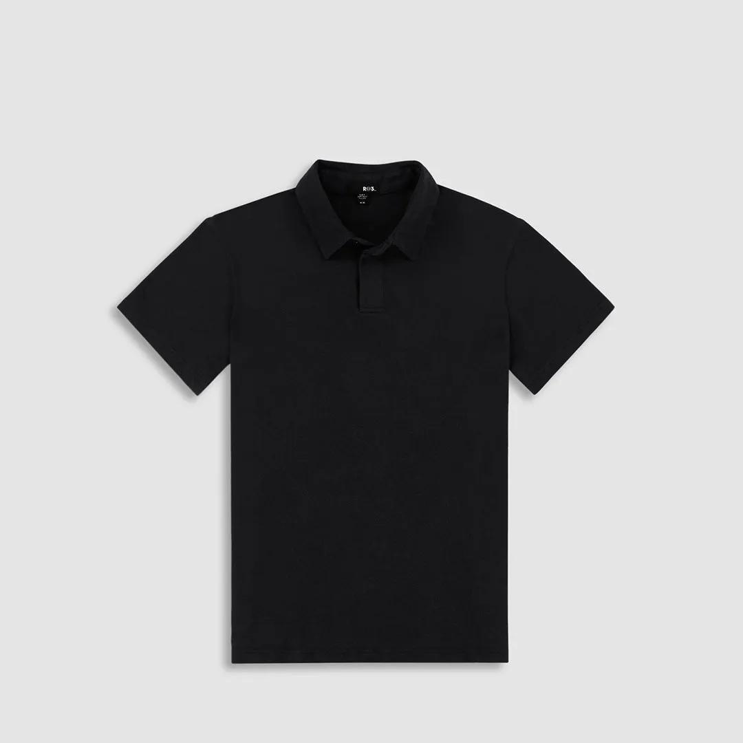 Easy Mesh Polo Black