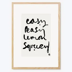 Easy Peasy Art Print