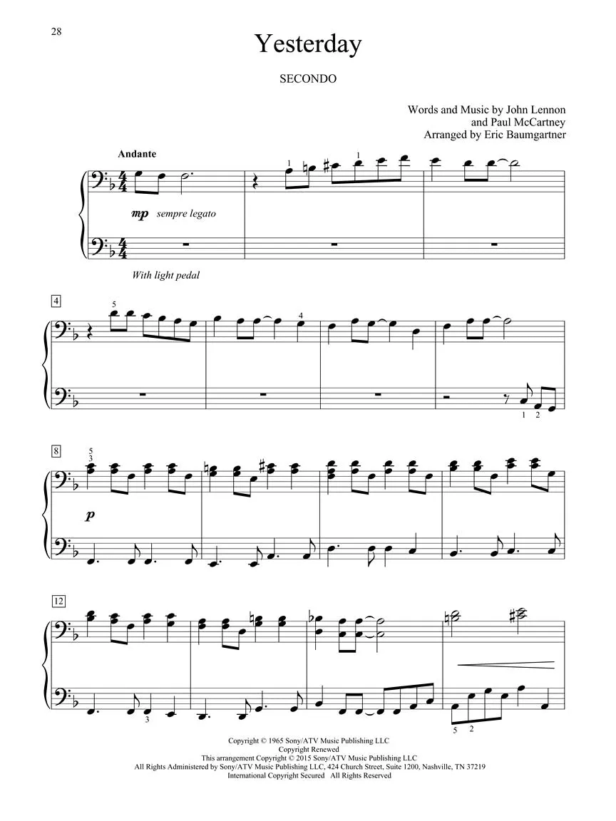 Easy Pop Duets