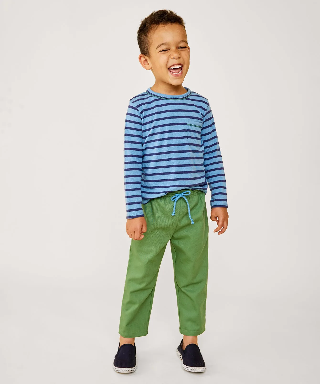Edward T-Shirt, Ocean Stripe