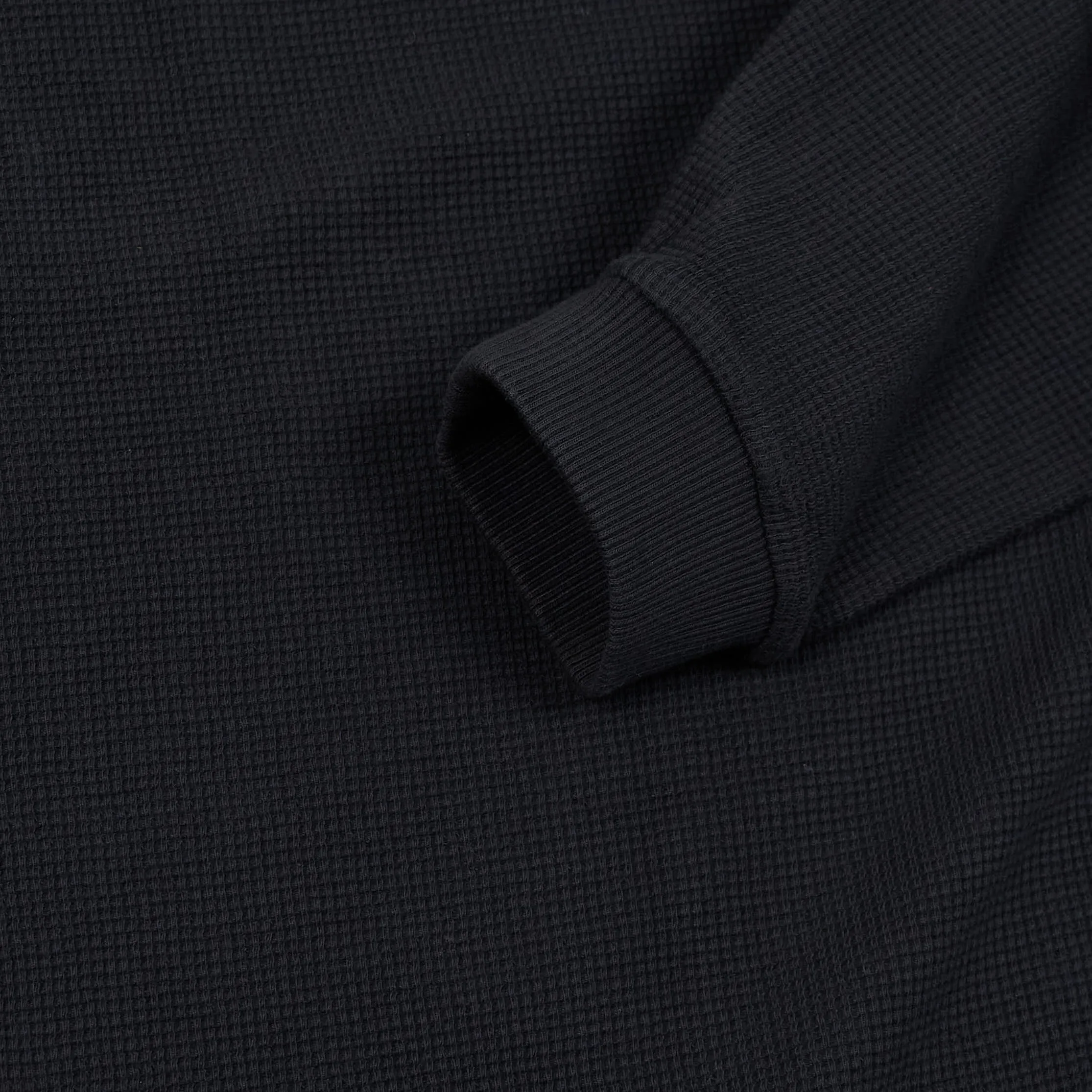 Edwin Crew Neck Waffle Long Sleeve Shirt