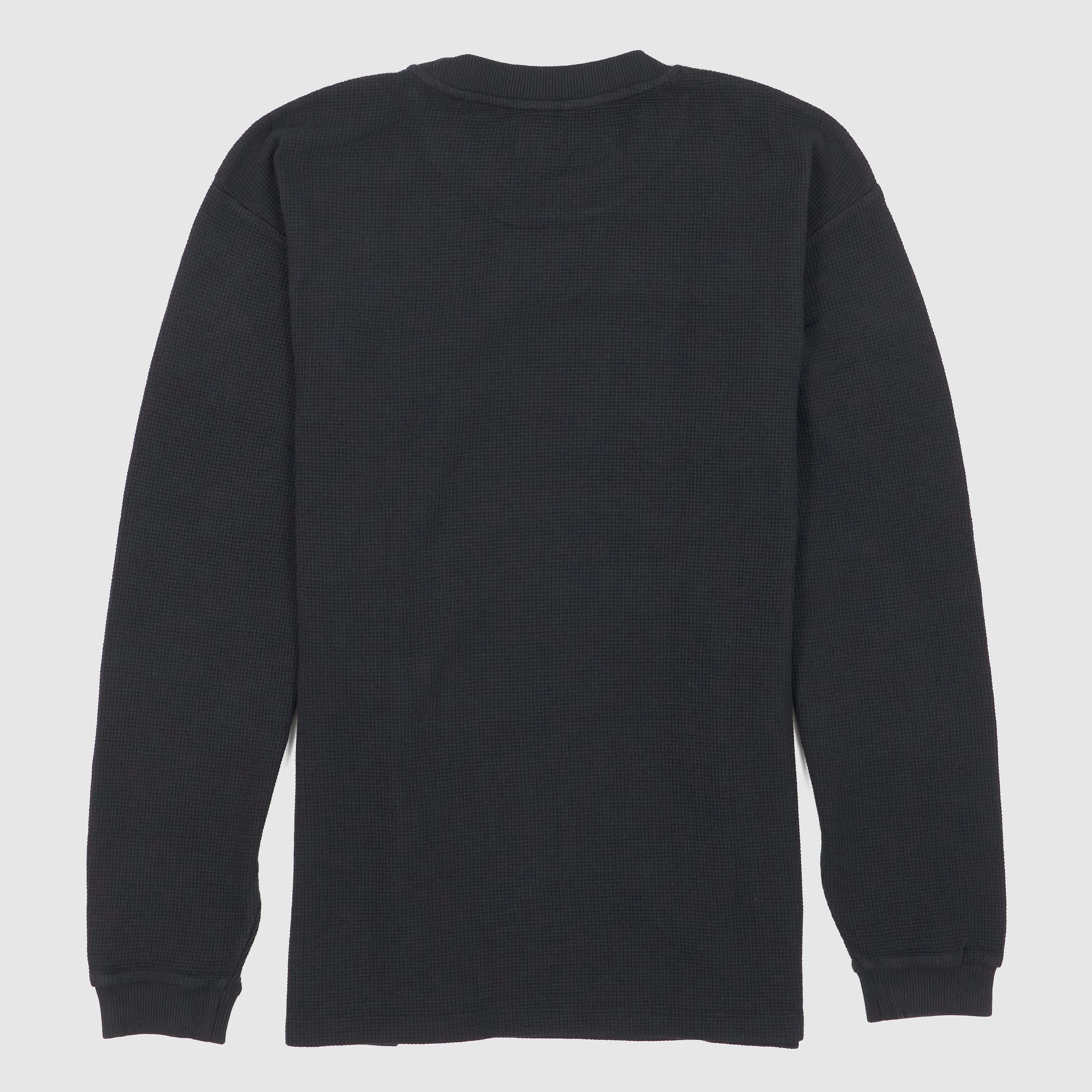 Edwin Crew Neck Waffle Long Sleeve Shirt