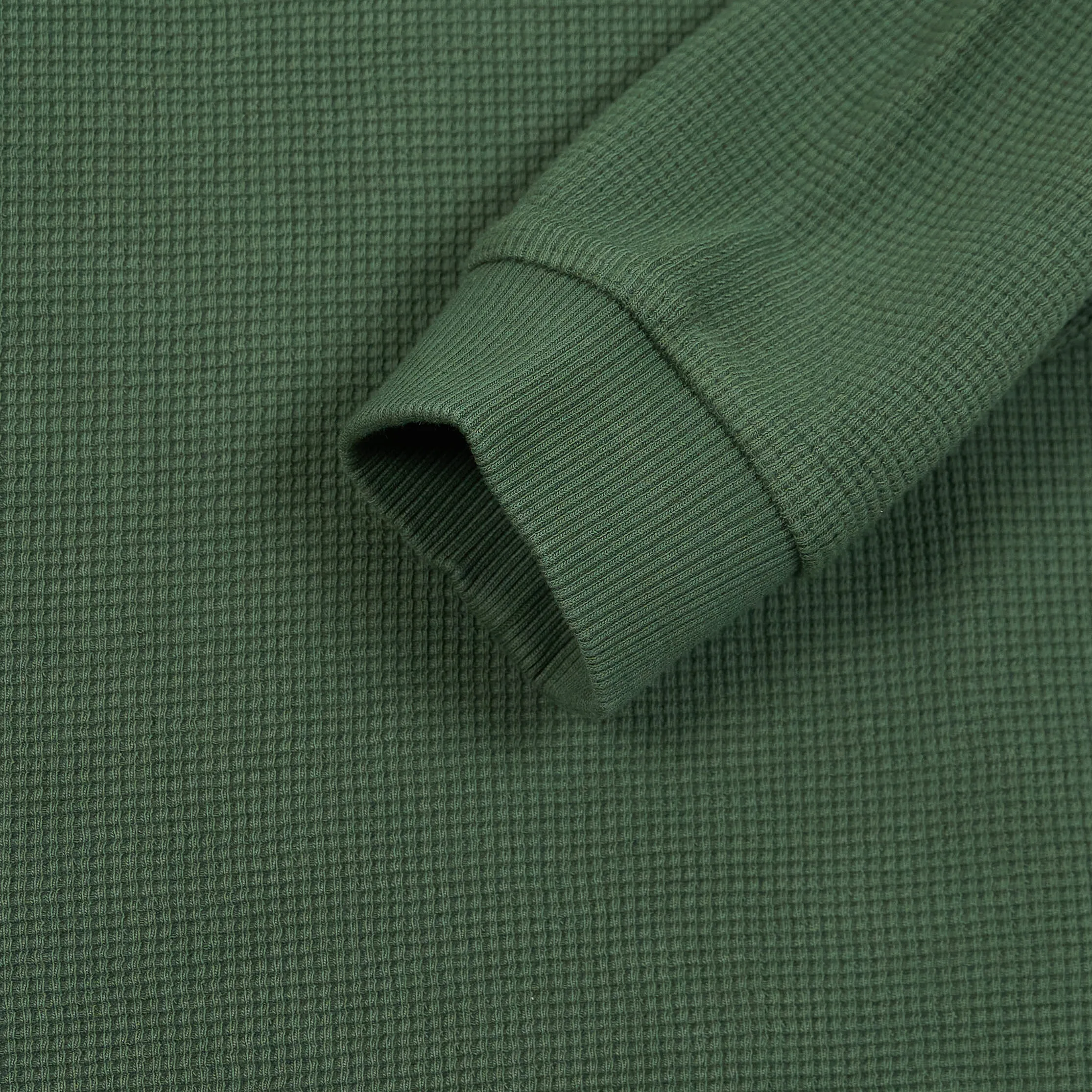 Edwin Crew Neck Waffle Long Sleeve Shirt