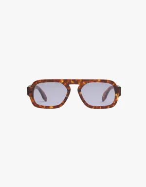 Elisa Johnson Jane Mini Sunglasses in Red Tortoise